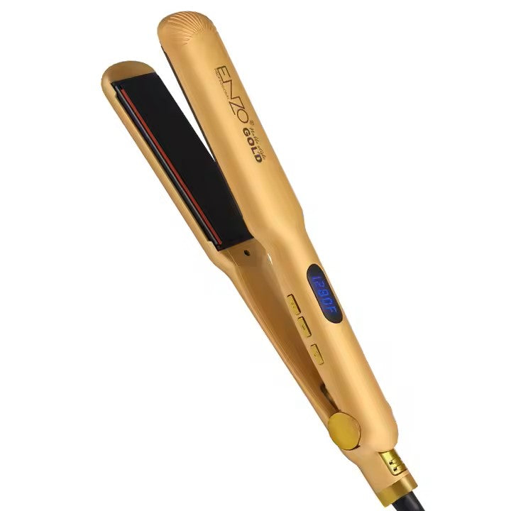 Lisseur ENZO GOLD Fer Plat Multifonction pour Cheveux