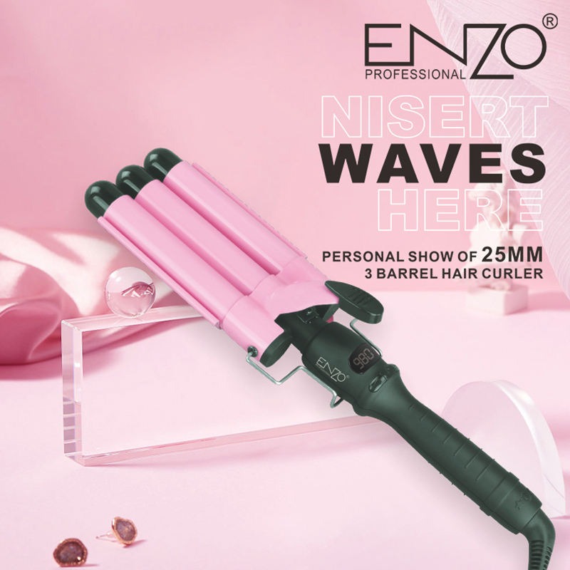 ENZO – مكواة تجعيد الشعر الكهربائية المصنوعة من السيراميك
