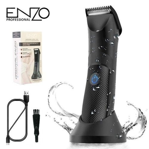 ENZO EN-698 : La Tondeuse Waterproof Sans Fil pour un Rasage Précis et Confortable