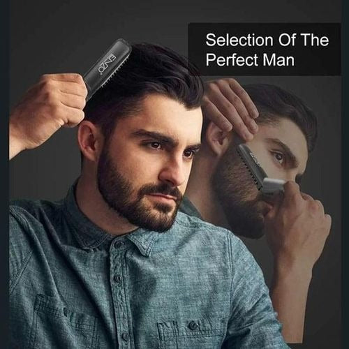 ENZO PROFESSIONAL Brosse Lissante pour Barbe et Cheveux – EN- 5010