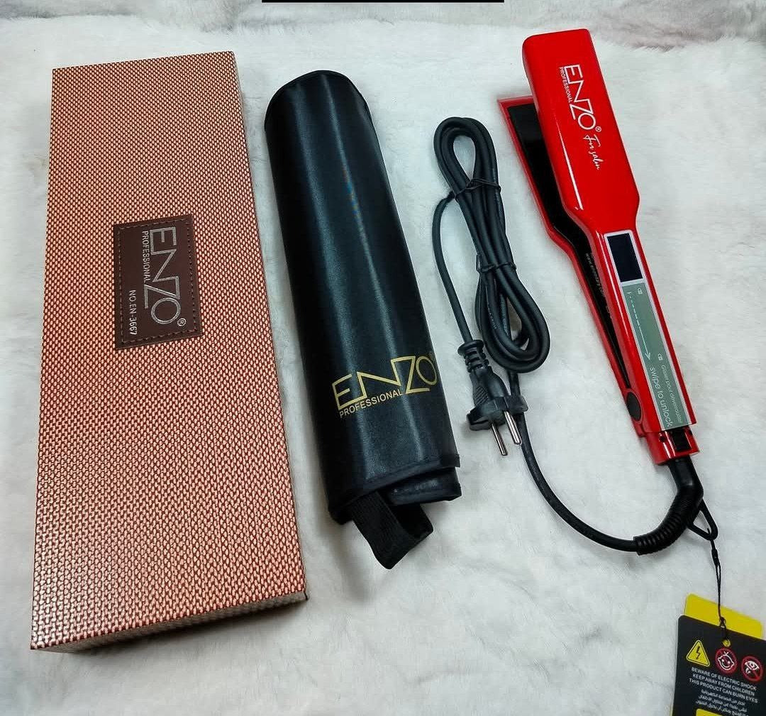 Lisseur rouge professionnel ENZO