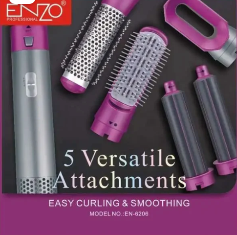 Brosse ENZO🇮🇹 5en1 5 Versatile Attachments multifonctions