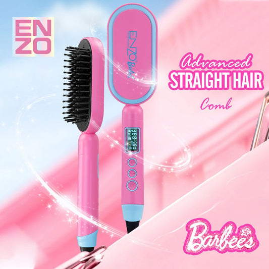Enzo Brosse Lissante Barbie Edition Câble Rotatif 360°