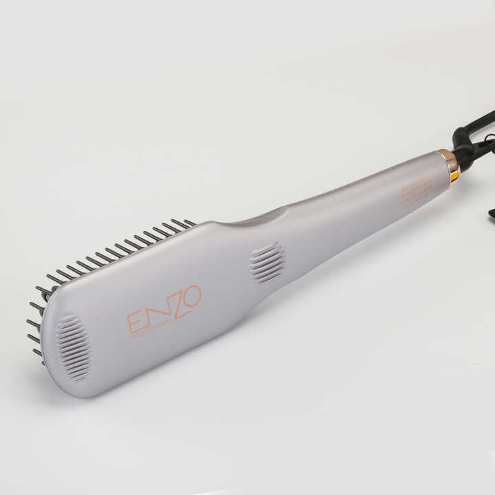 ENZO EN-3956 fer plat peigne chaud 3 en 1 trois seaux fer à friser presse bigoudi personnel lisseur cheveux style brosse ensemble