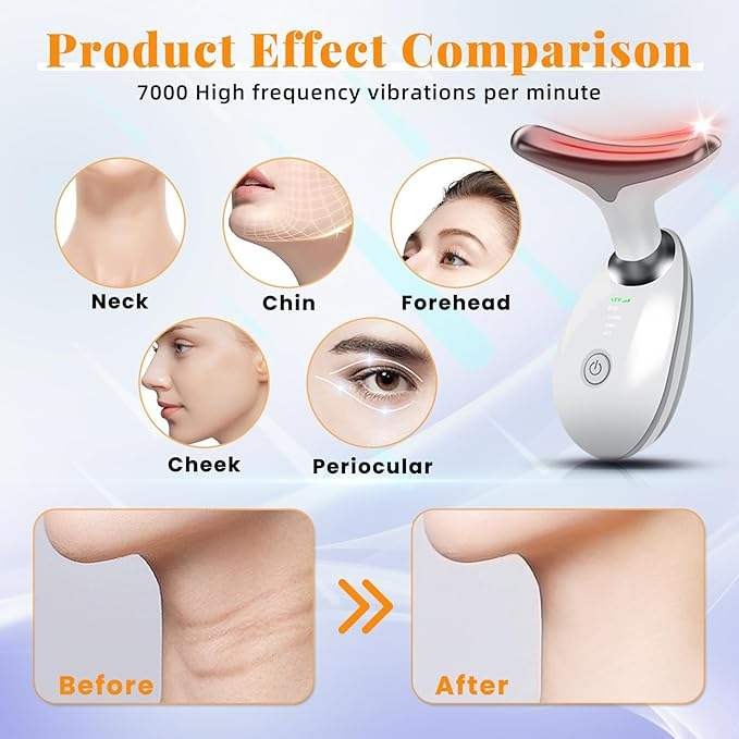 Masseur électrique de cou et visage, Lifting du visage pour femmes