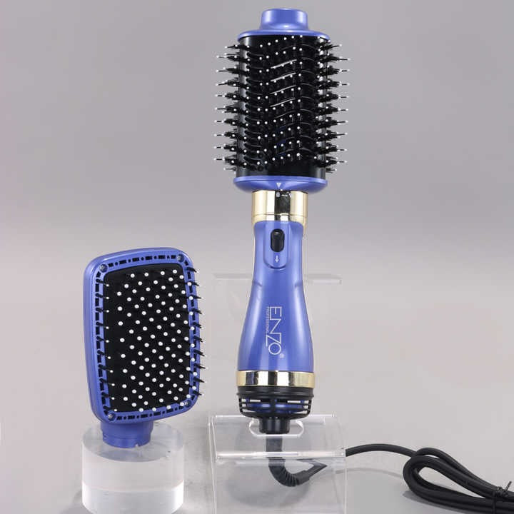 Brosse Sèche-Cheveux ENZO – Coiffage 2-en-1 Professionnel